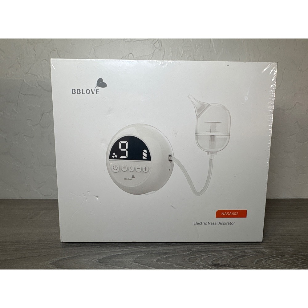 BBLOVE Electric Nasal Aspirator NASA602 White Rechargeable 9 Suction Level Music